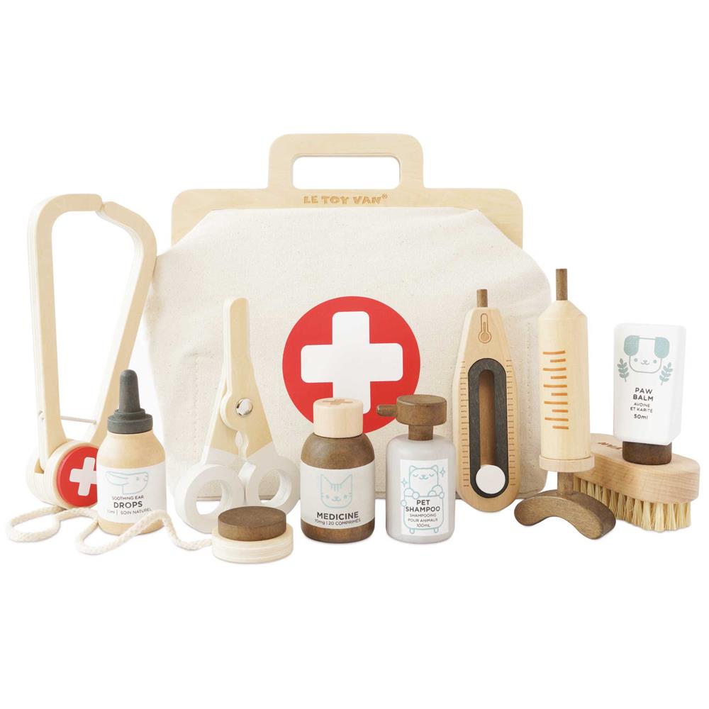 LE TOY VAN SET BORSA DEL VETERINARIO E ACCESSORI TV349