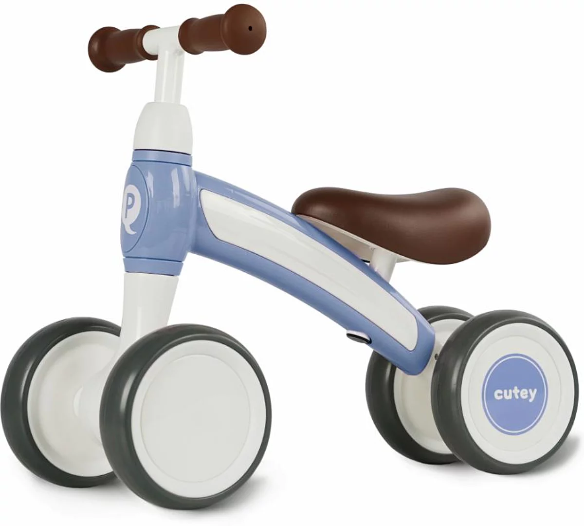 QPLAY RIDE ON CUTEY 4 RUOTE BLUE 1/3 ANNI 30KG