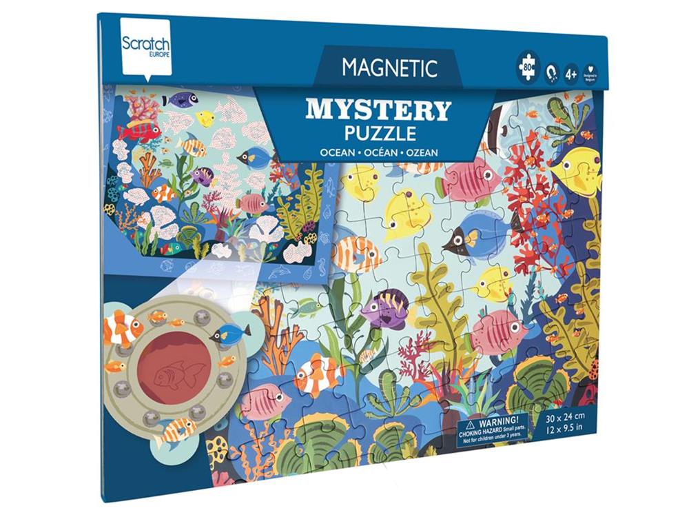 SCRATCH PUZZLE DA GRATTARE MAGNETICO MYSTERY OCEAN - 81 PZ 6181241