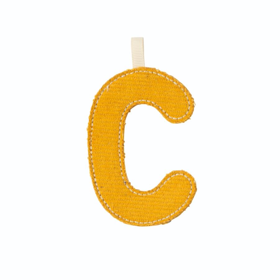 LILLIPUTIENS LETTERA C IN TESSUTO FOSFORESCENTE 83862