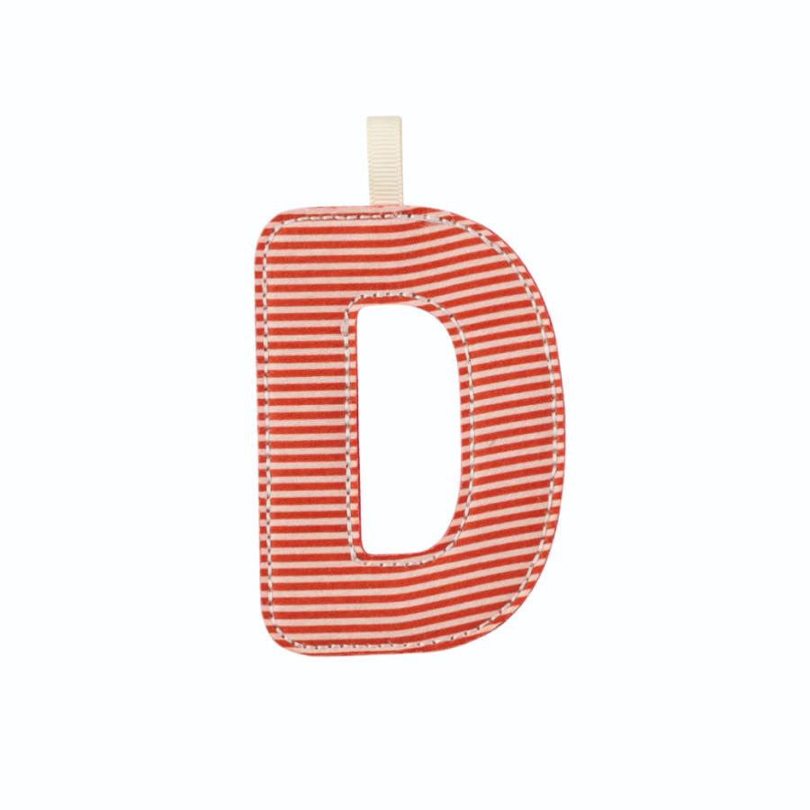 LILLIPUTIENS LETTERA D IN TESSUTO FOSFORESCENTE 83863