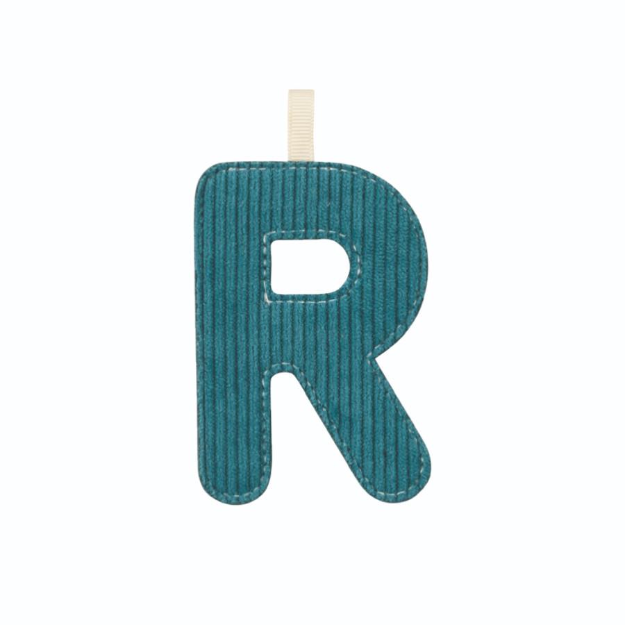 LILLIPUTIENS LETTERA R IN TESSUTO FOSFORESCENTE 83881