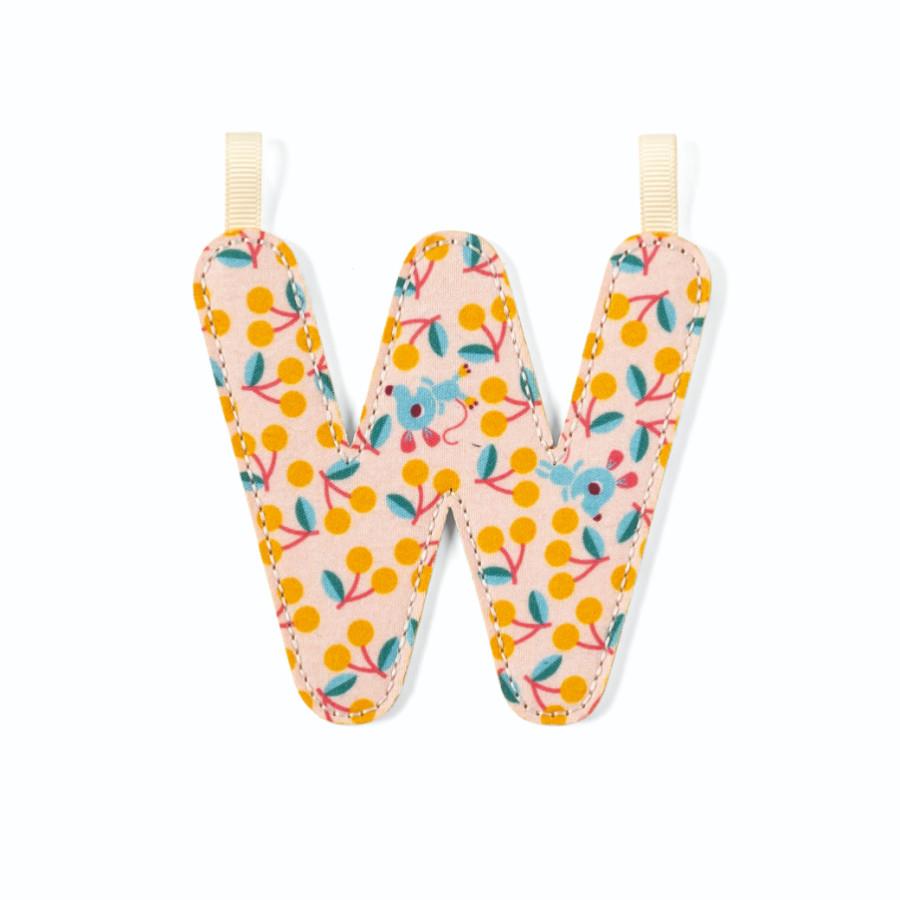 LILLIPUTIENS LETTERA W IN TESSUTO FOSFORESCENTE REVERSIBILE 83886