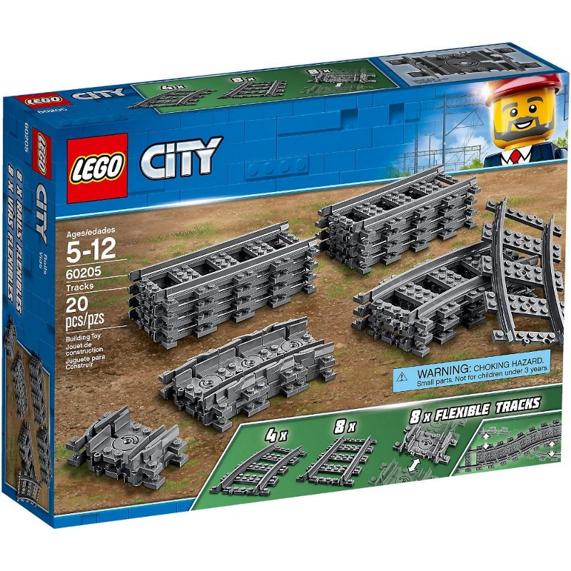 LEGO CITY TRAINS BINARI PER LA FERROVIA 60205