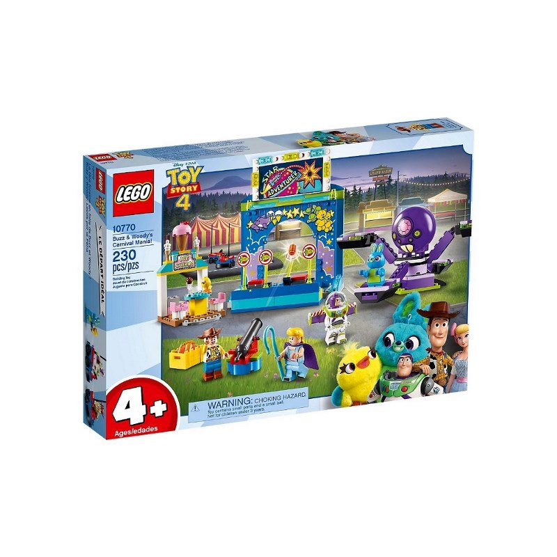 LEGO JUNIORS BUZZ E WOODY E LA MANIA DEL CARNEVALE 10770