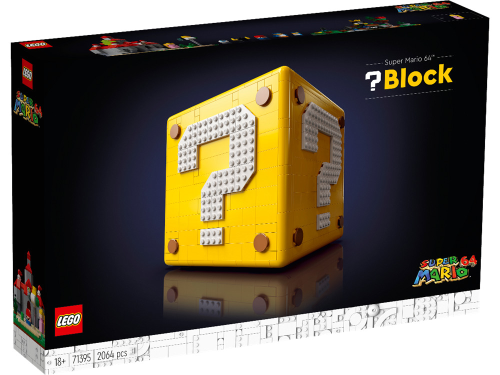LEGO BLOCCO PUNTO INTERROGATIVO SUPER MARIO 64 71395