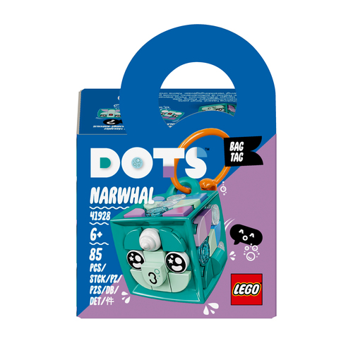 LEGO DOTS BAG TAG - NARVALO 41928