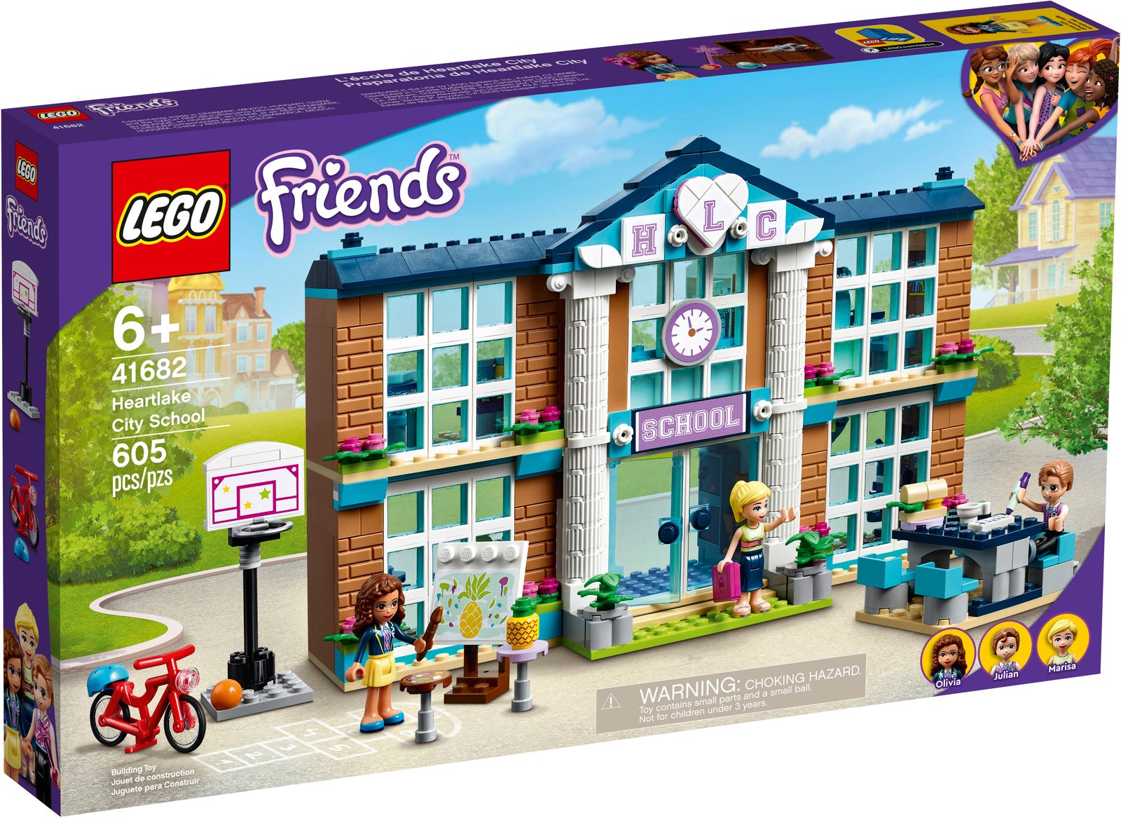 LEGO FRIENDS SCUOLA DI HEARTLAKE CITY 41682