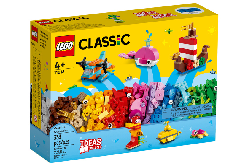 LEGO DIVERTIMENTO CREATIVO SULL'OCEANO 11018