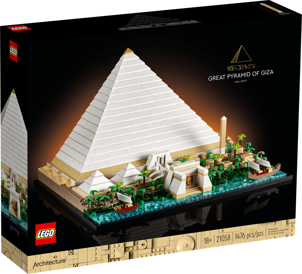 LEGO ARCHITECTURE LA GRANDE PIRAMIDE DI GIZA 21058