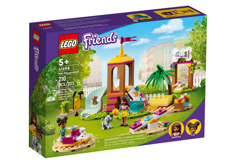 LEGO FRIENDS IL PARCO GIOCHI DEI CUCCIOLI 41698