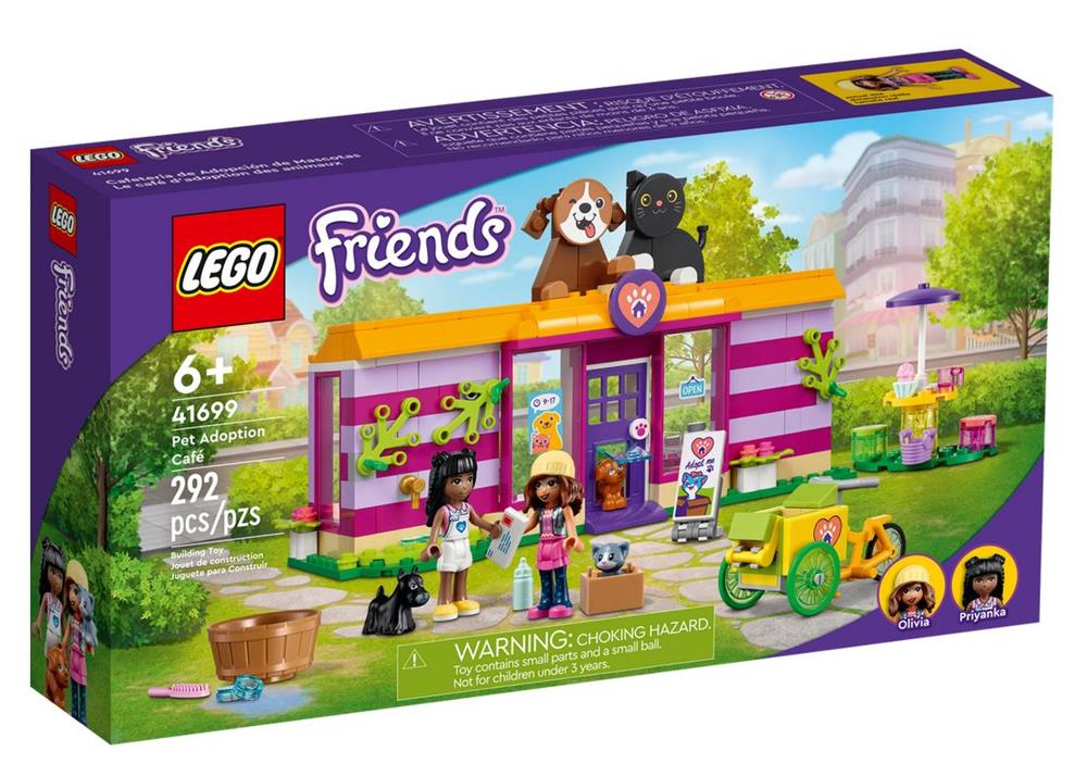 LEGO FRIENDS IL CAFFÈ DI ADOZIONE DEI CUCCIOLI 41699