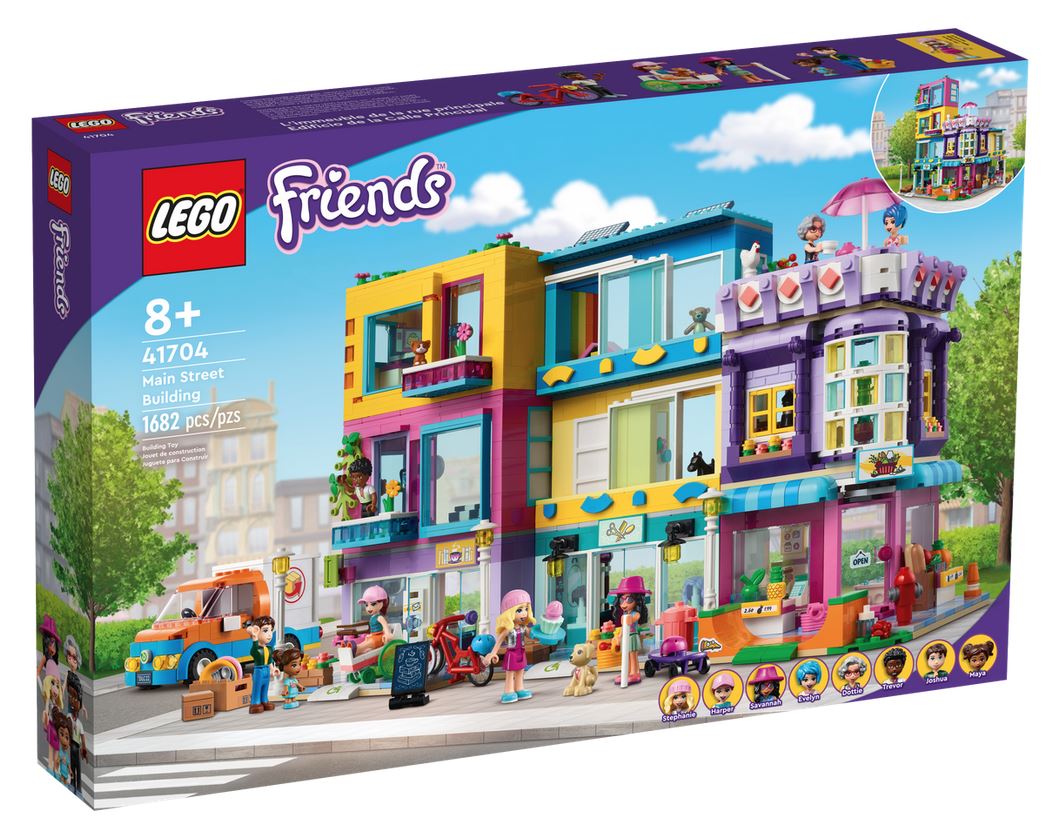 LEGO FRIENDS EDIFICIO DELLA STRADA PRINCIPALE 41704