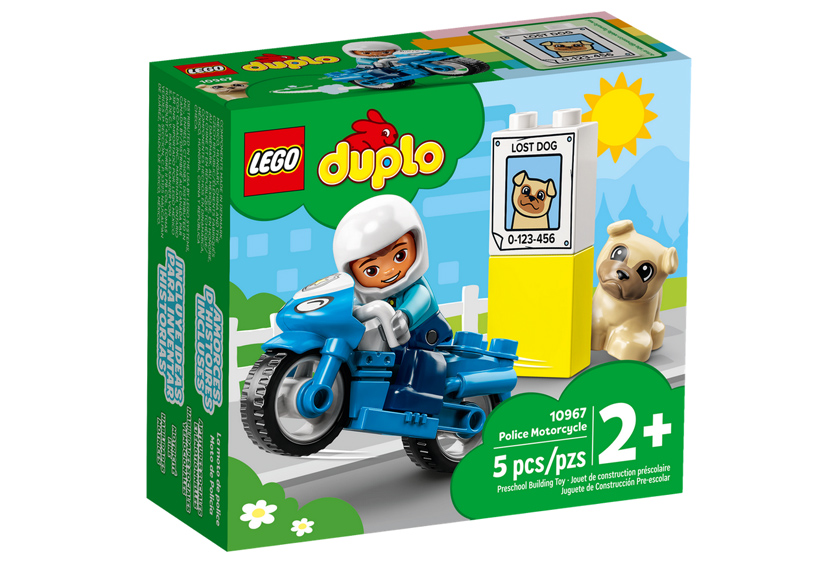 LEGO DUPLO MOTOCICLETTA DELLA POLIZIA 10967