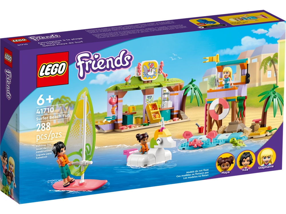 LEGO FRIENDS DIVERTIMENTO SULLA SPIAGGIA DEI SURFER 41710