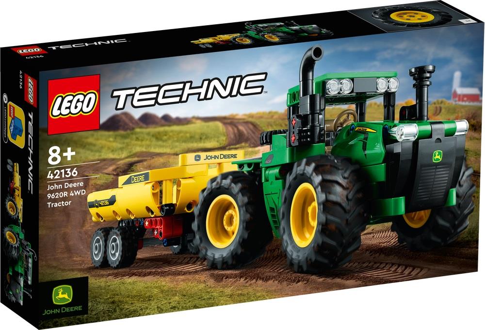 LEGO TECHNIC JOHN DEERE 9620R 4WD TRACTOR 42136