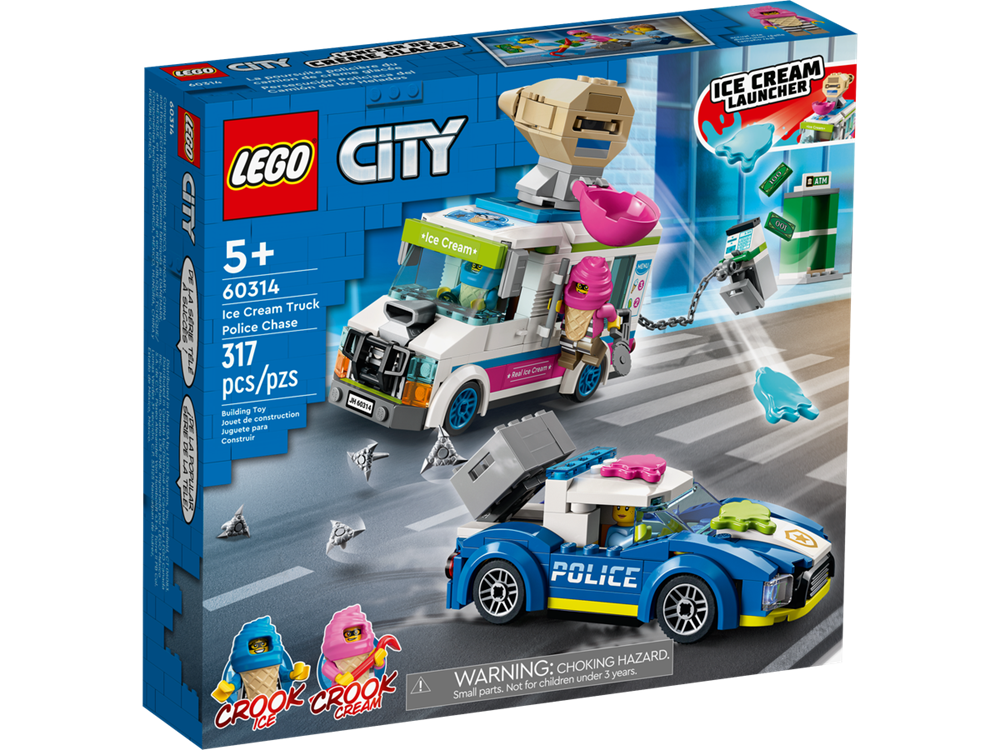 LEGO CITY IL FURGONE DEI GELATI E L'INSEGUIMENTO DELLA POLIZIA
