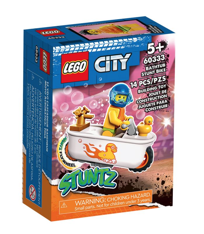 LEGO CITY STUNT BIKE VASCA DA BAGNO 60333