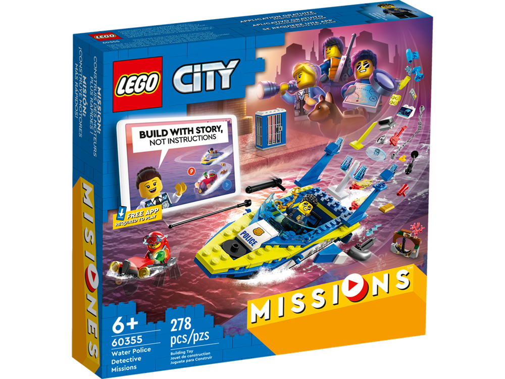 LEGO CITY MISSIONI INVESTIGATIVE DELLA POLIZIA MARITTIMA 60355