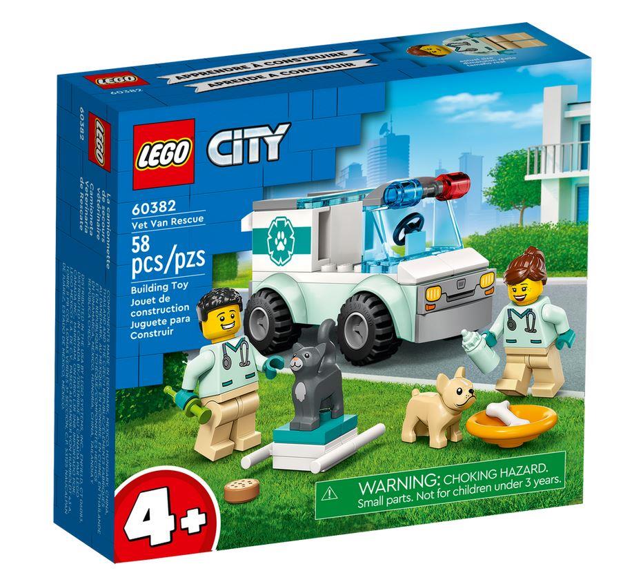 LEGO CITY FURGONCINO DI SOCCORSO DEL VETERINARIO 60382
