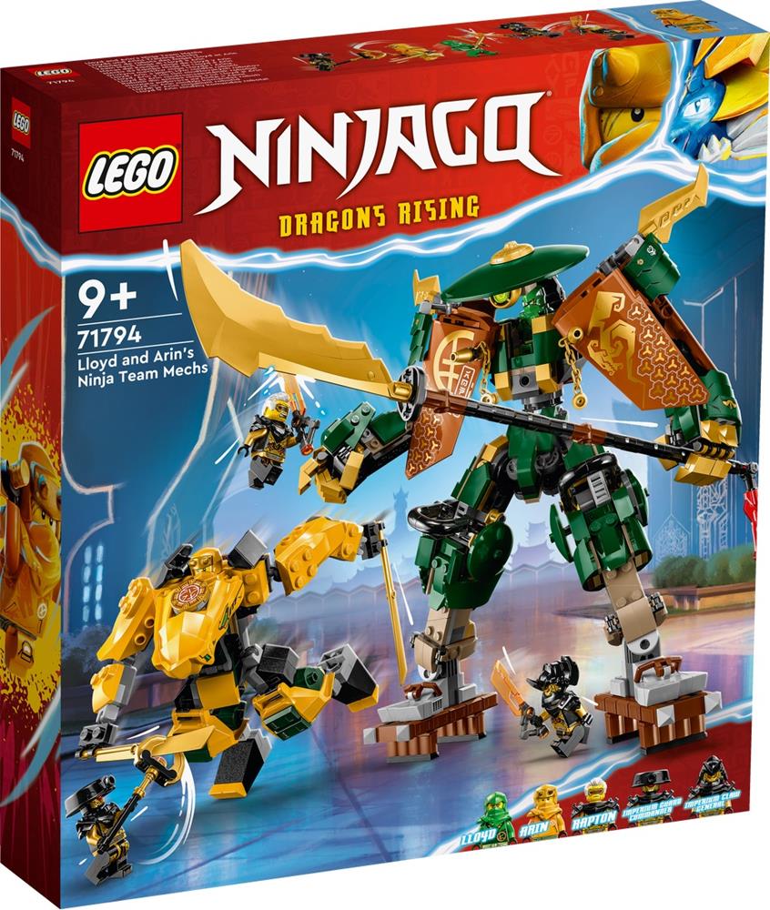 LEGO NINJAGO TEAM MECH NINJA DI LLOYD E ARIN 71794