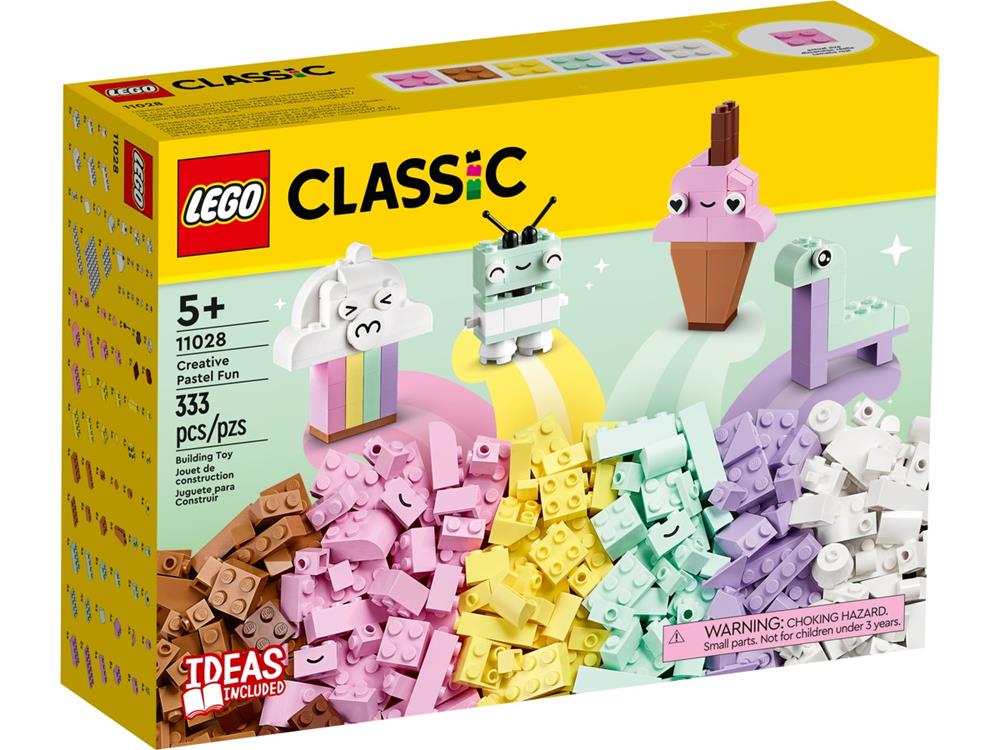 LEGO CLASSIC DIVERTIMENTO CREATIVO - PASTELLI 11028