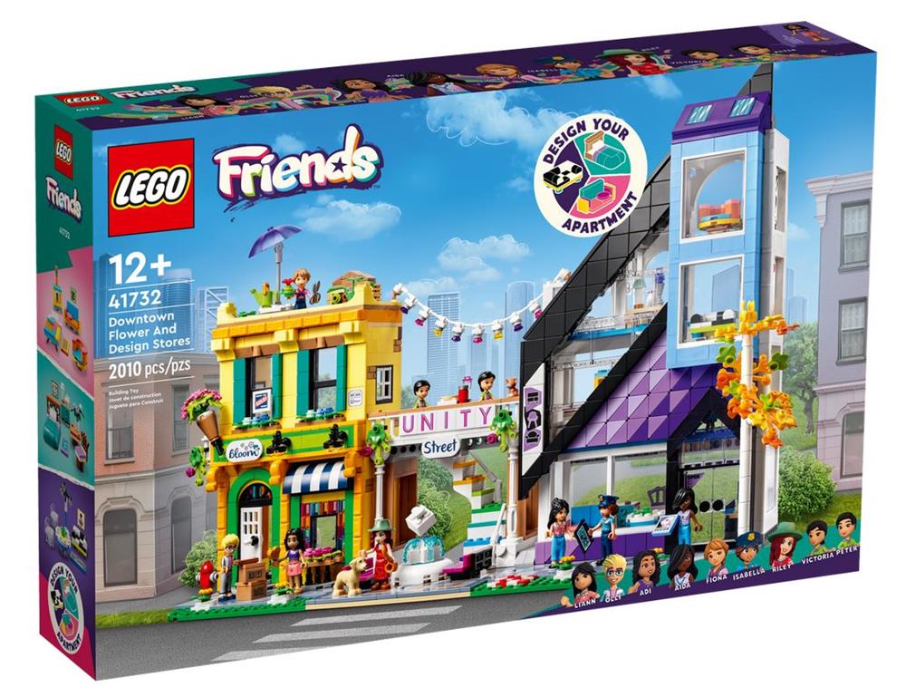 LEGO FRIENDS NEGOZIO DI DESIGN E FIORAIO DEL CENTRO 41732