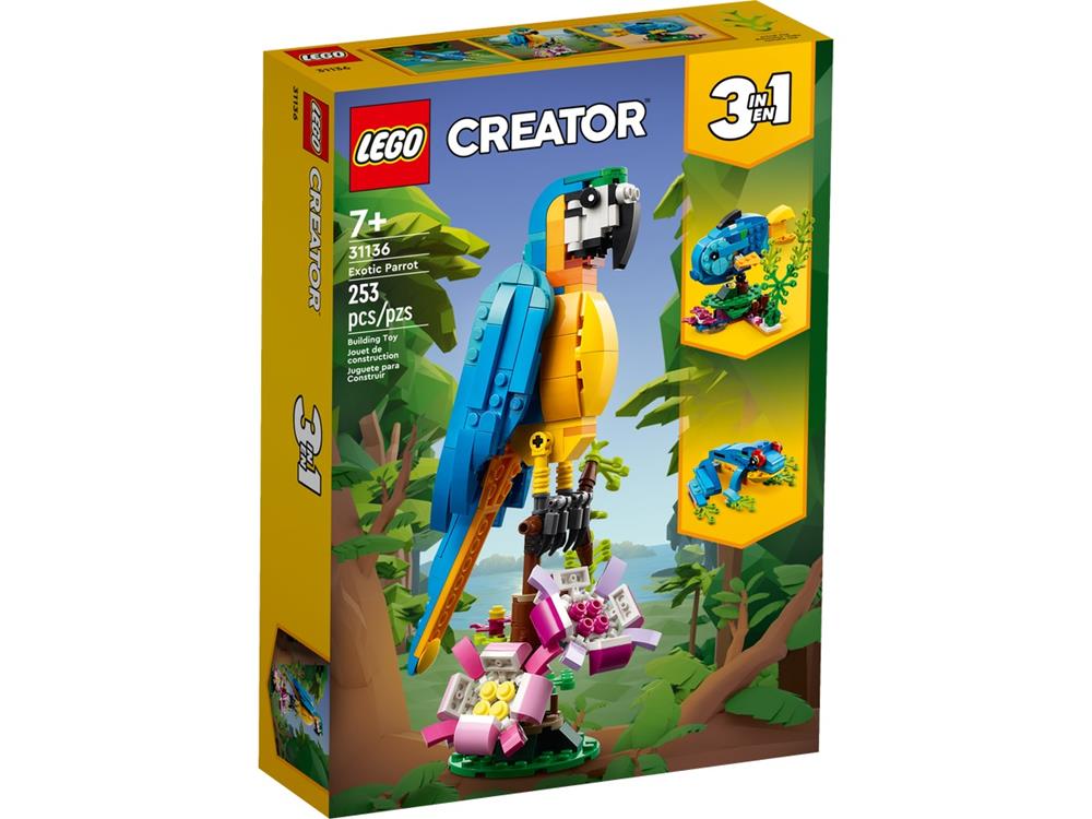 LEGO CREATOR PAPPAGALLO ESOTICO 31136