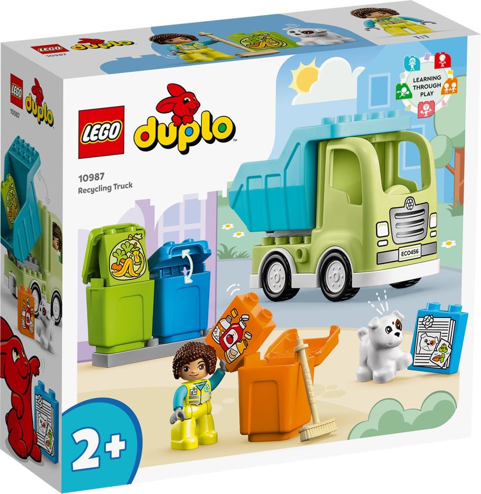 LEGO DUPLO TOWN CAMION RICICLAGGIO RIFIUTI 10987