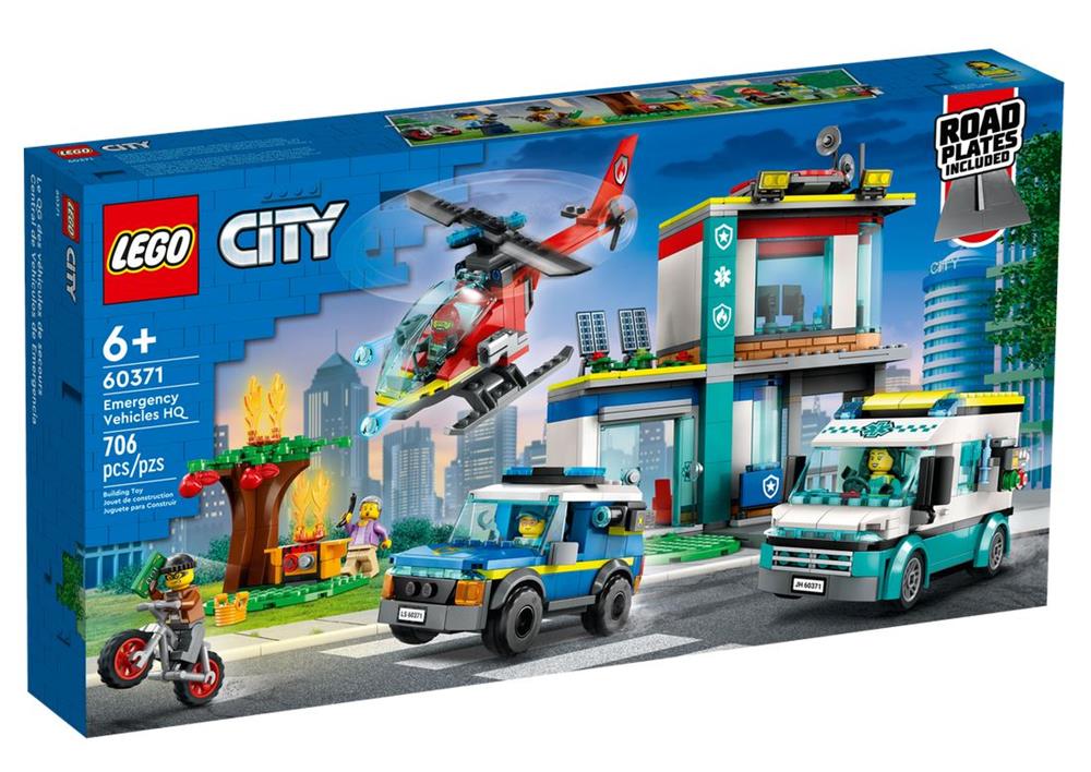 LEGO CITY QUARTIER GENERALE VEICOLI D’EMERGENZA 60371