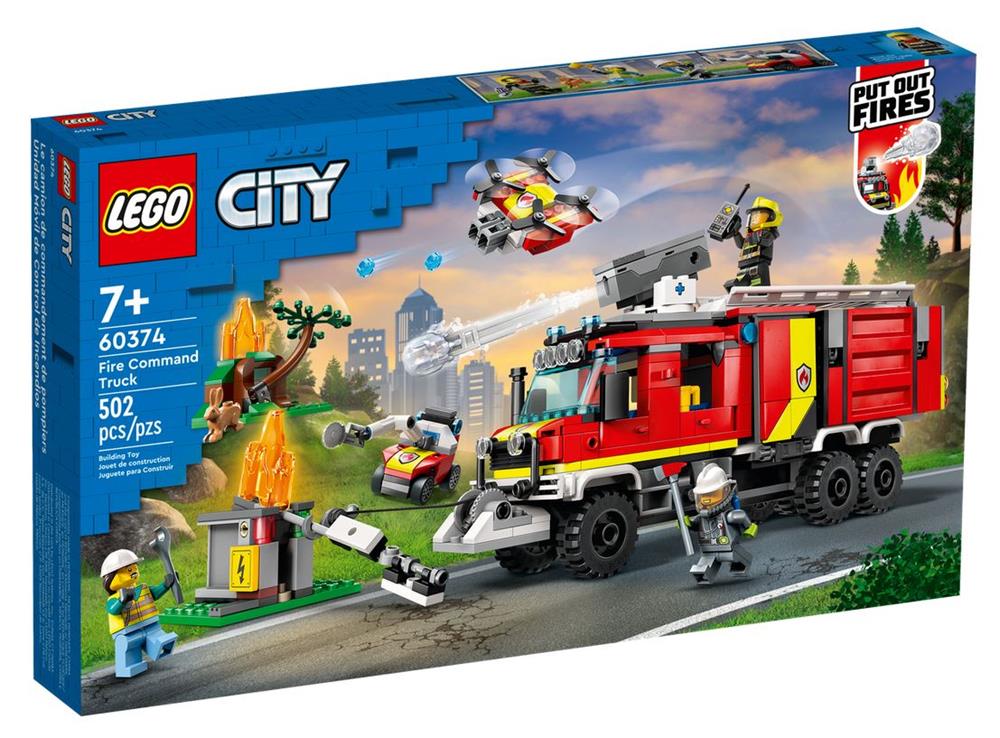 LEGO CITY AUTOPOMPA DEI VIGILI DEL FUOCO 60374