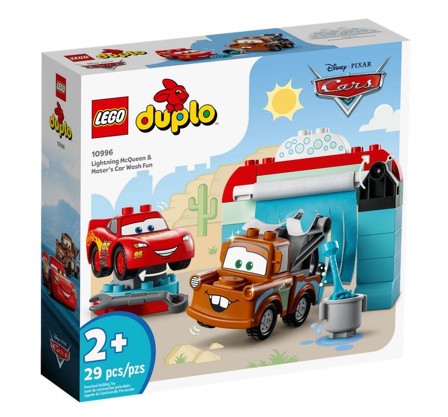 LEGO DUPLO DISNEY DIVERTIMENTO ALL'AUTOLAVAGGIO CON SAETTA MCQUEEN E  CRICCHETTO 10996