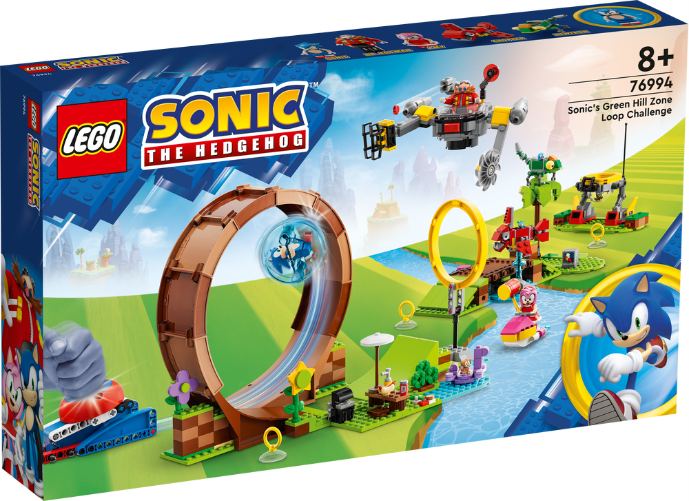 LEGO SONIC SFIDA DEL GIRO DELLA MORTE NELLA GREEN HILL ZONE DI SONIC 76994