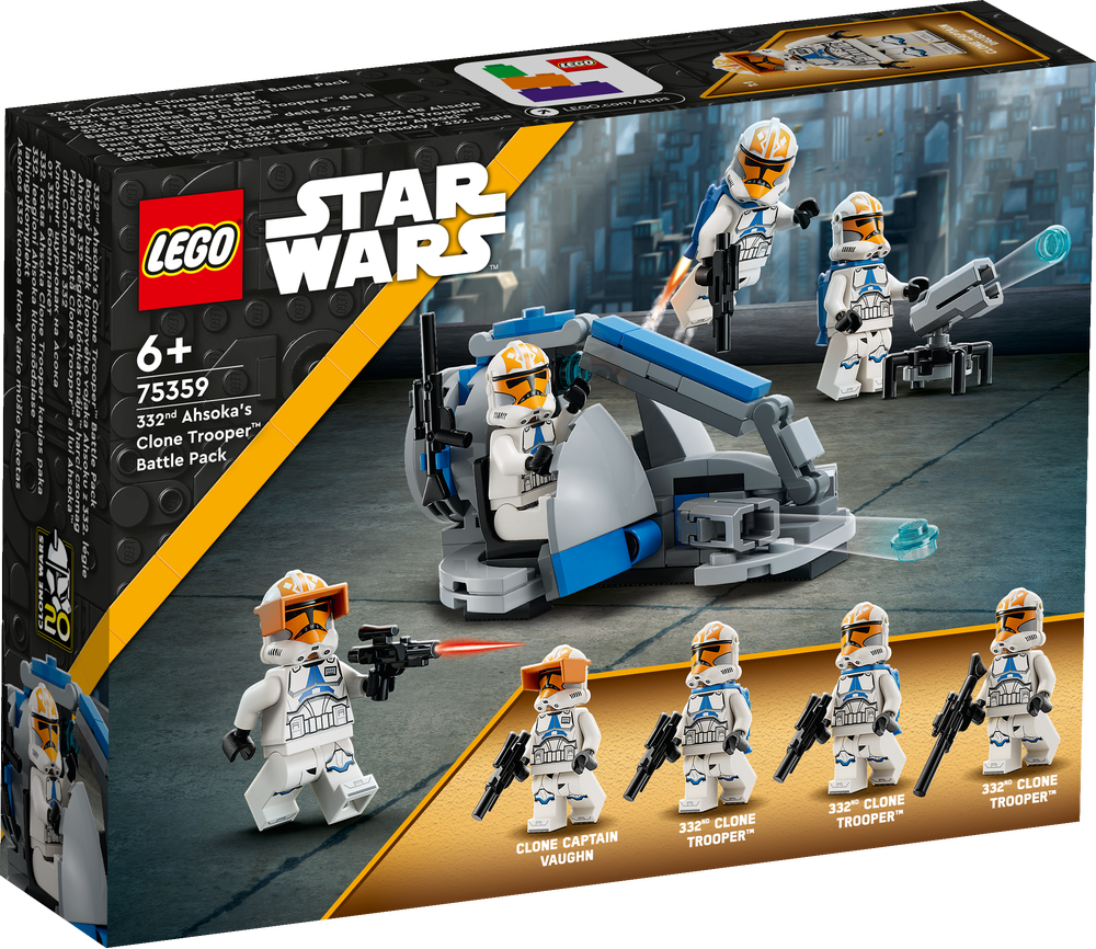 LEGO STAR WARS BATTLE PACK CLONE TROOPER™ DELLA 332A COMPAGNIA DI AHSOKA 75359