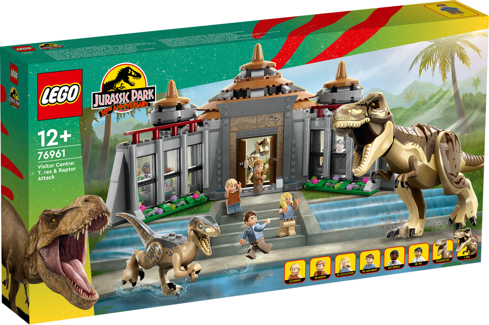 LEGO JURASSIC WORLD CENTRO VISITATORI: L’ATTACCO DEL T. REX E DEL RAPTOR 76961