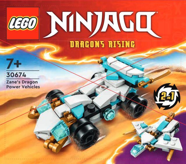 LEGO NINJAGO VEICOLI DRAGON POWER DI ZANE 30674