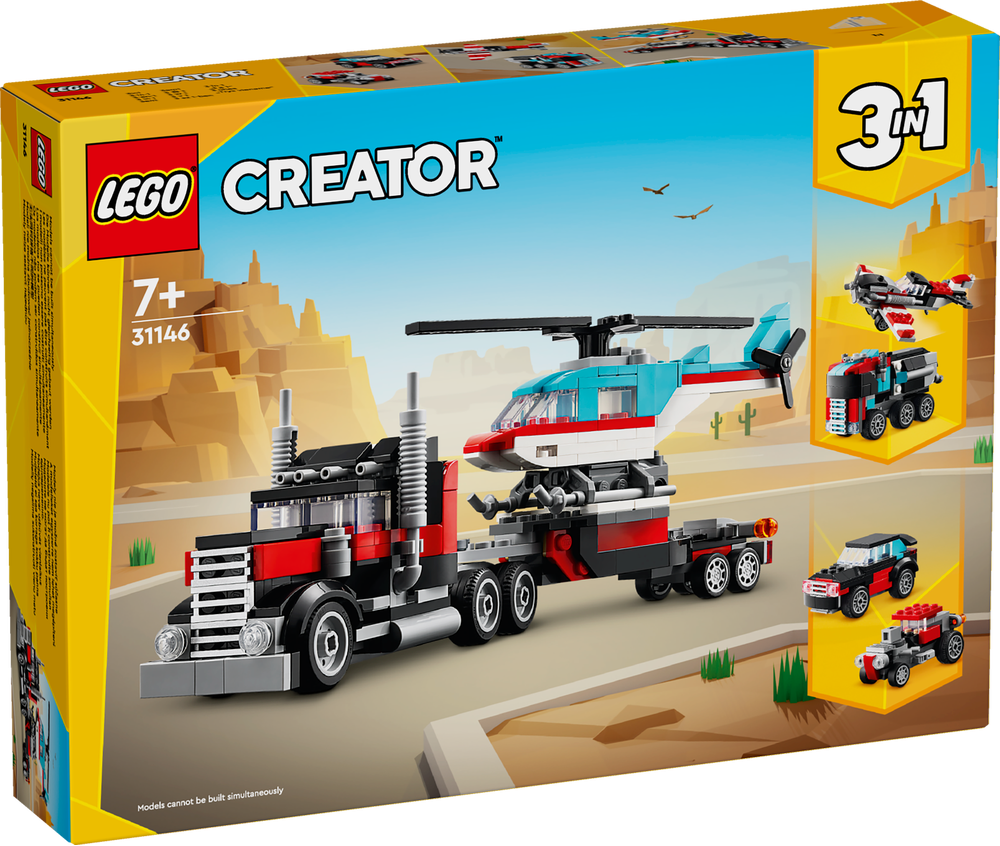 LEGO CREATOR AUTOCARRO CON ELICOTTERO 31146