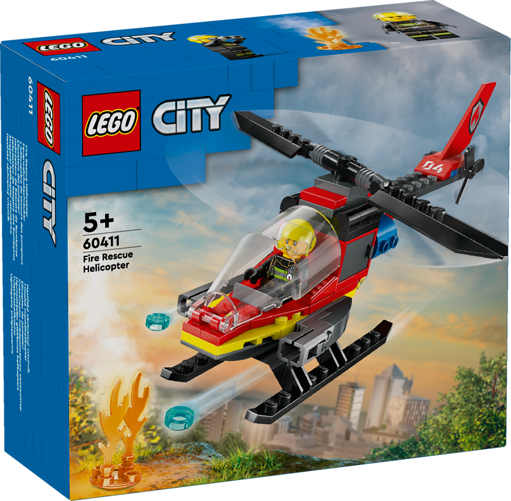 LEGO CITY ELICOTTERO DEI POMPIERI 60411