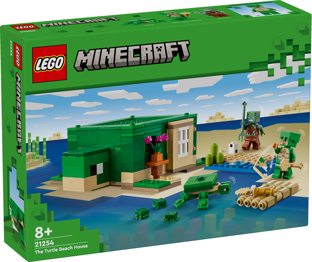 LEGO MINECRAFT BEACH HOUSE DELLA TARTARUGA 21254