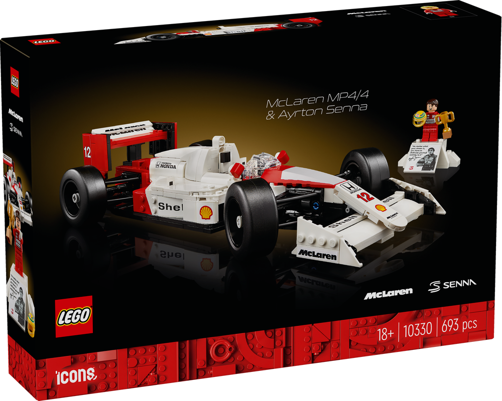 LEGO ICONS MCLAREN MP4/4 E AYRTON SENNA 10330