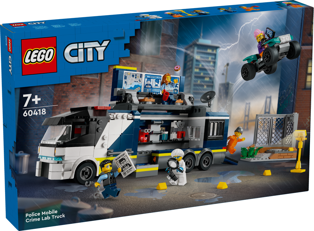 LEGO CITY CAMION LABORATORIO MOBILE DELLA POLIZIA 60418