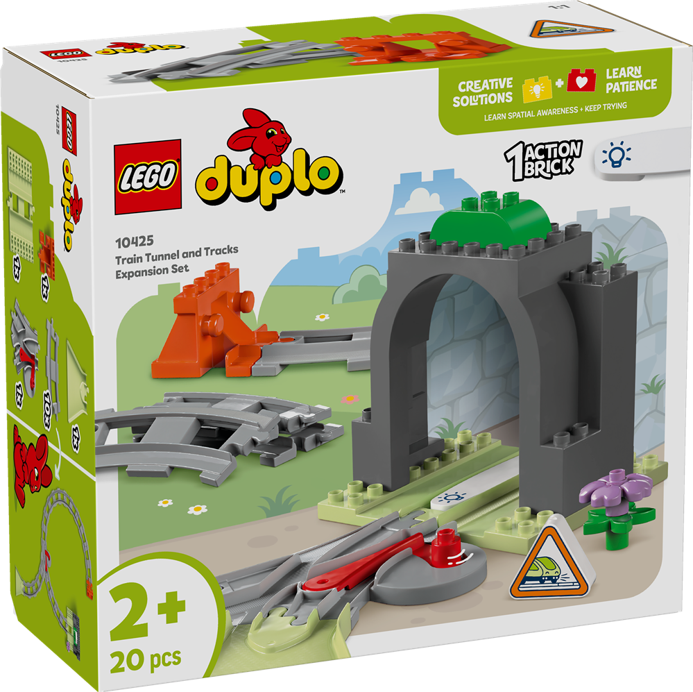 LEGO DUPLO TOWN PACK DI ESPANSIONE TUNNEL E BINARI FERROVIARI 10425