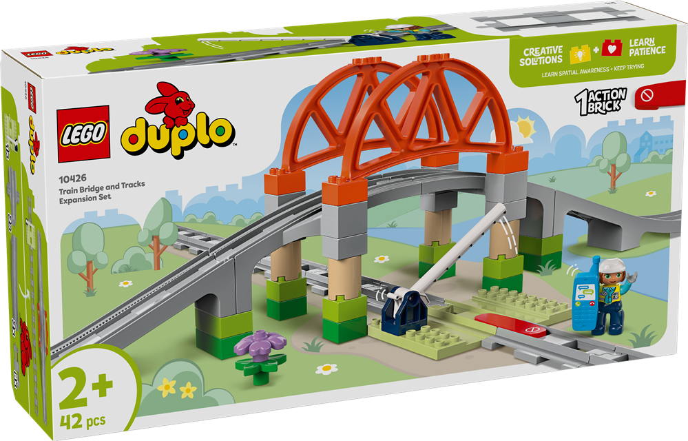 LEGO DUPLO TOWN PACK DI ESPANSIONE PONTE E BINARI FERROVIARI 10426