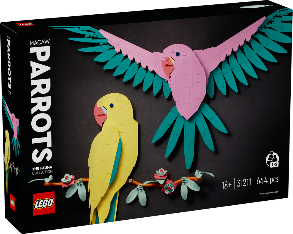 LEGO ART COLLEZIONE ANIMALI – PAPPAGALLI ARA 31211