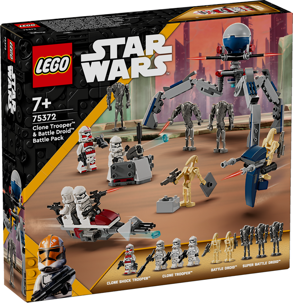 LEGO STAR WARS BATTLE PACK CLONE TROOPER™ E BATTLE DROID™ 75372