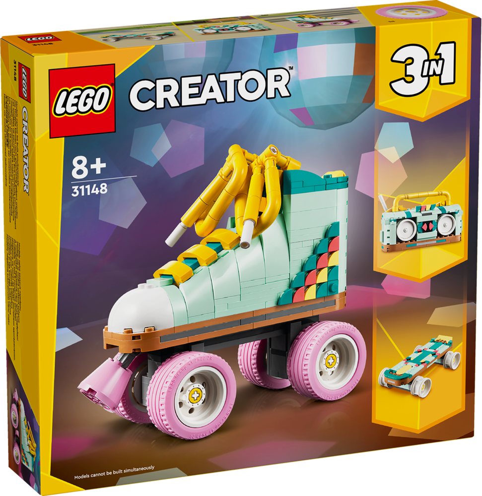 LEGO CREATOR PATTINO A ROTELLE RETRÒ 31148