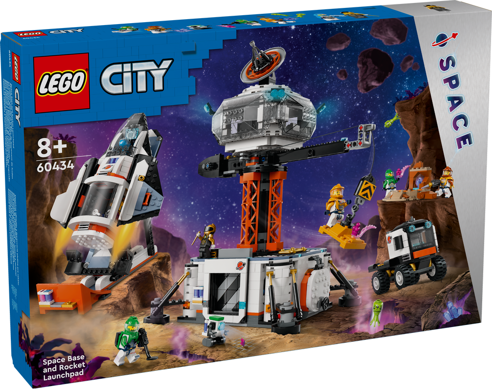 LEGO CITY Base spaziale e piattaforma di lancio 60434
