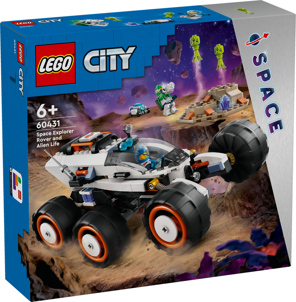 LEGO CITY ROVER ESPLORATORE SPAZIALE E VITA ALIENA 60431