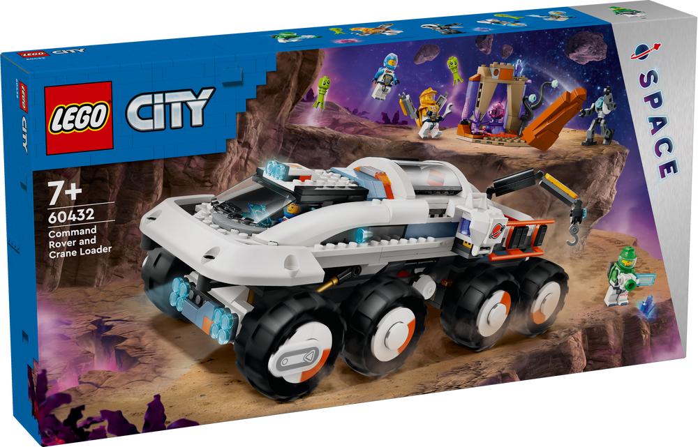 LEGO CITY ROVER DI COMANDO E GRU DI CARICO 60432