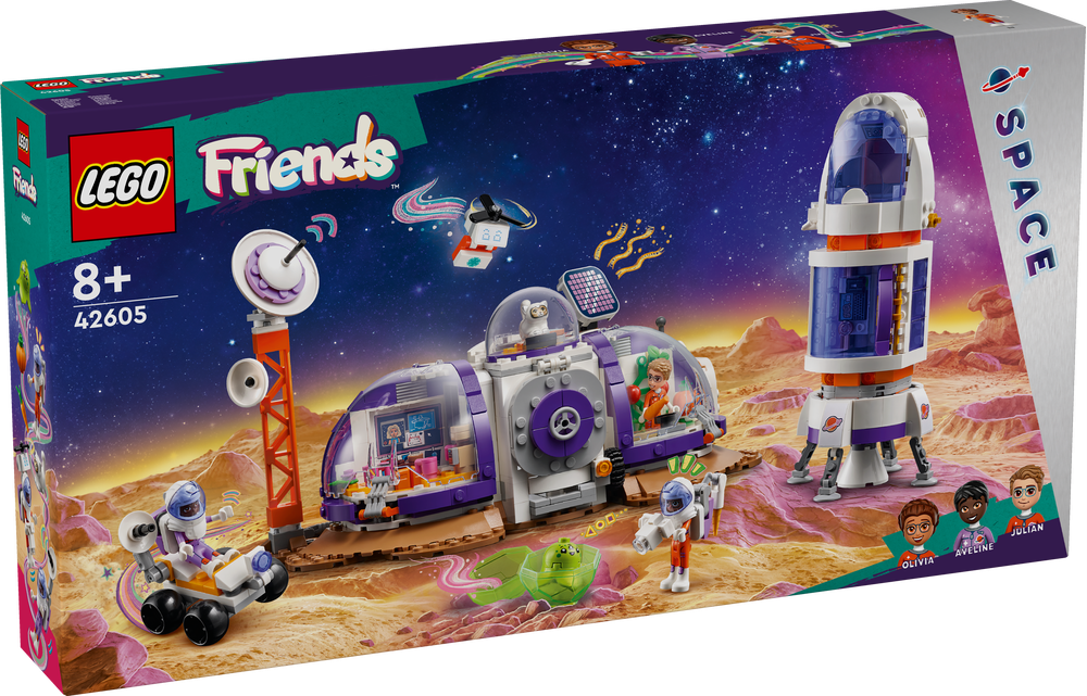 LEGO FRIENDS BASE SPAZIALE SU MARTE E RAZZO 42605